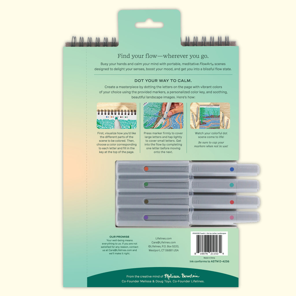 FlowArt® - Dot-By-Letter, Landscapes