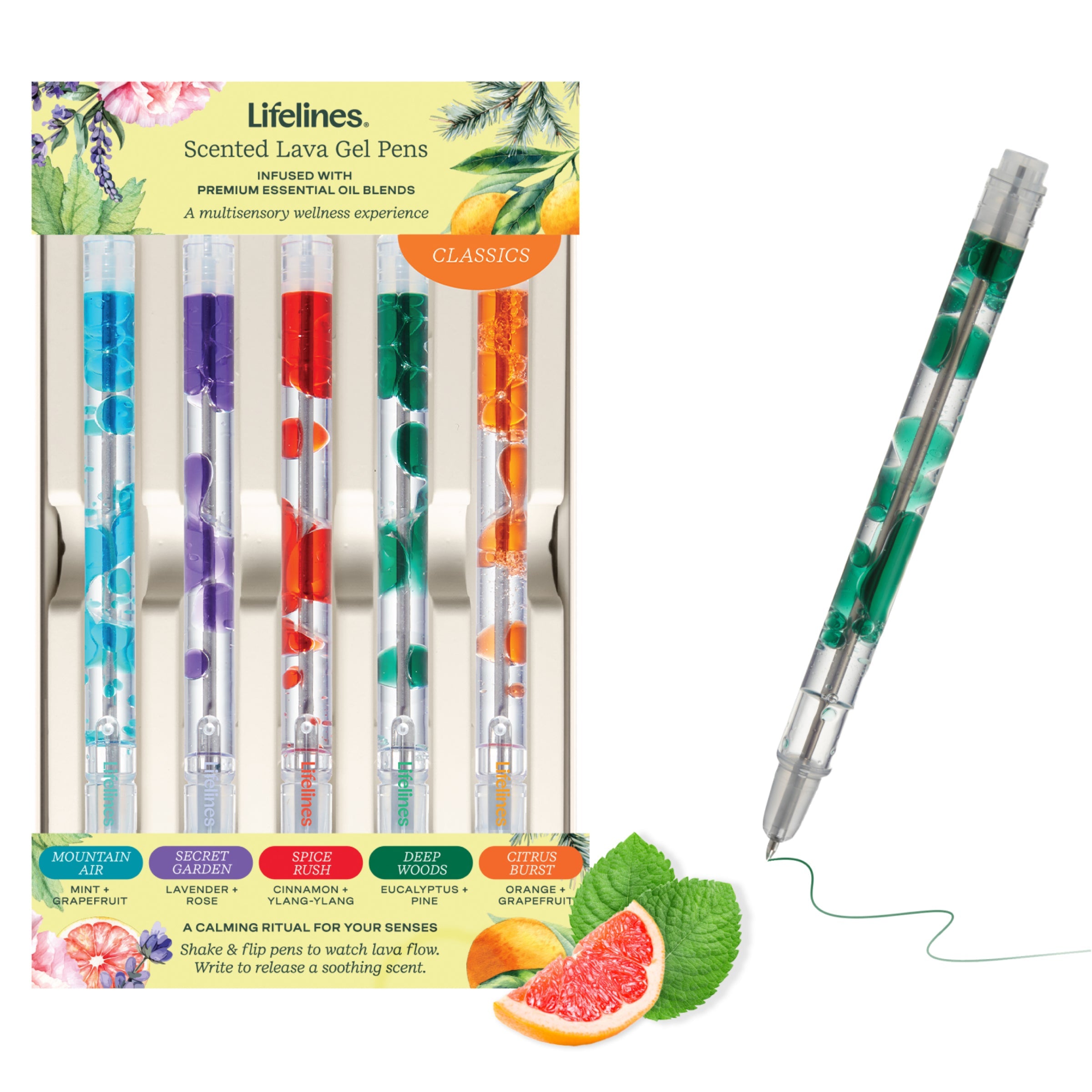 Scented Lava Pen 5-Pack -  Classic