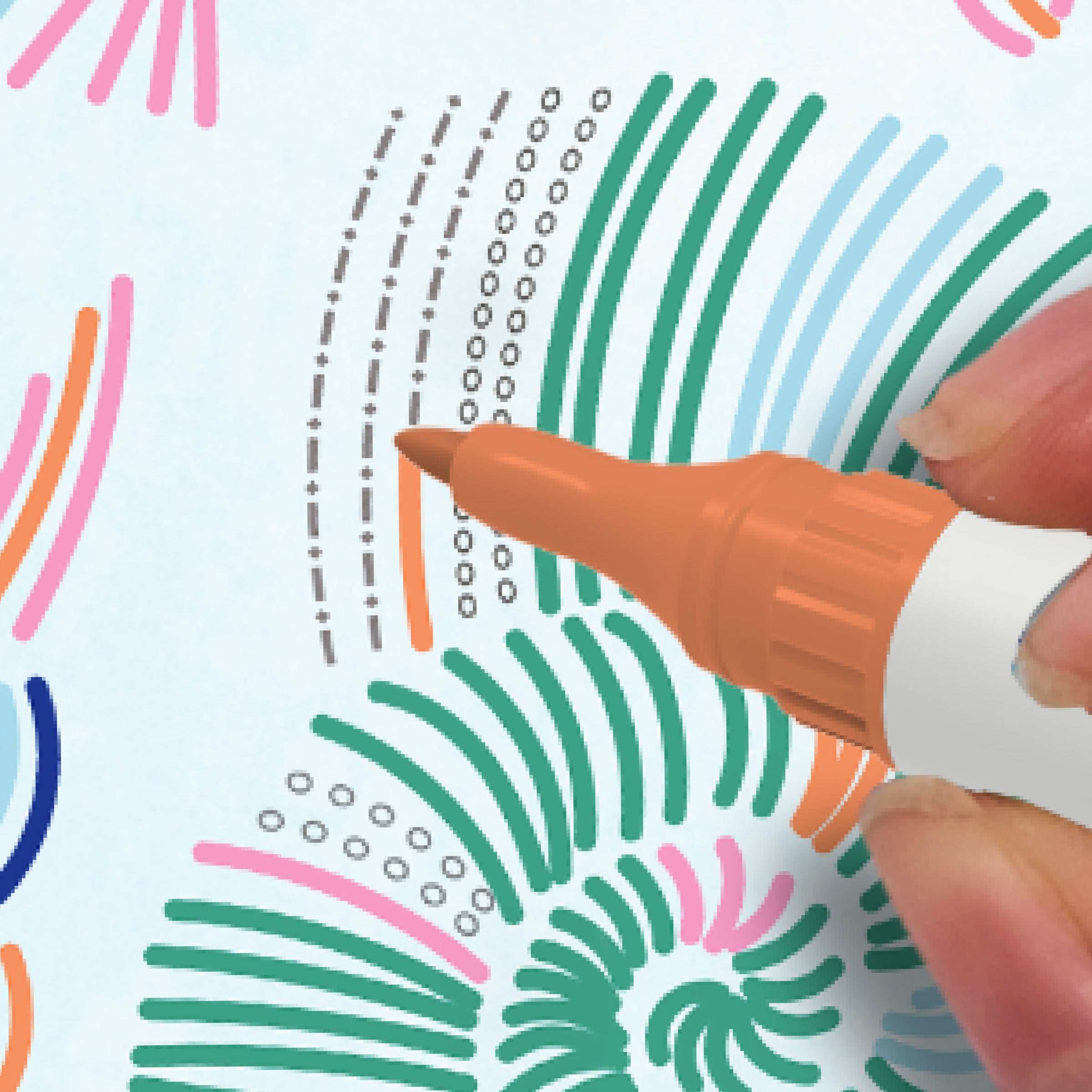 FlowArt®: Trace-By-Line, Tropical Paradise