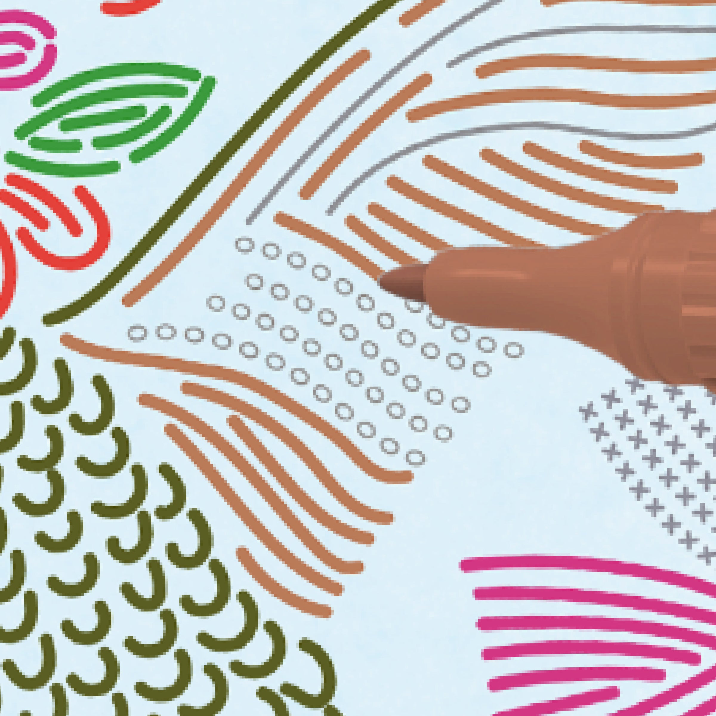 FlowArt® : Trace-By-Line, Woodland Whimsy