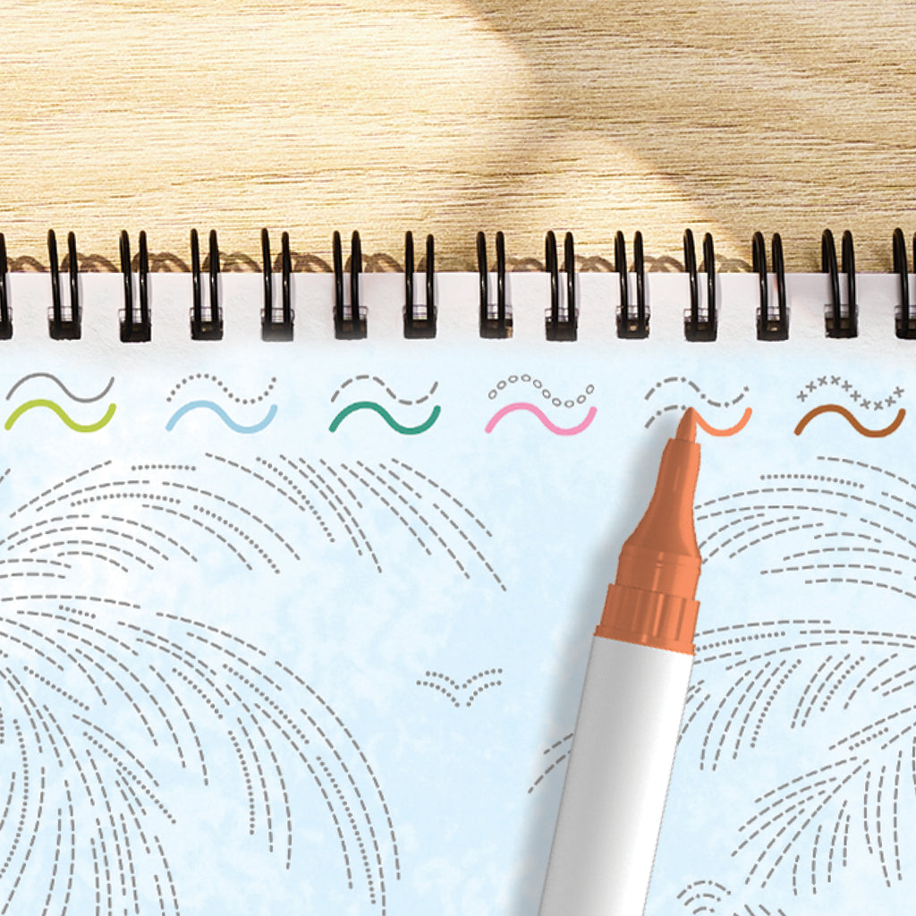 FlowArt®: Trace-By-Line, Tropical Paradise