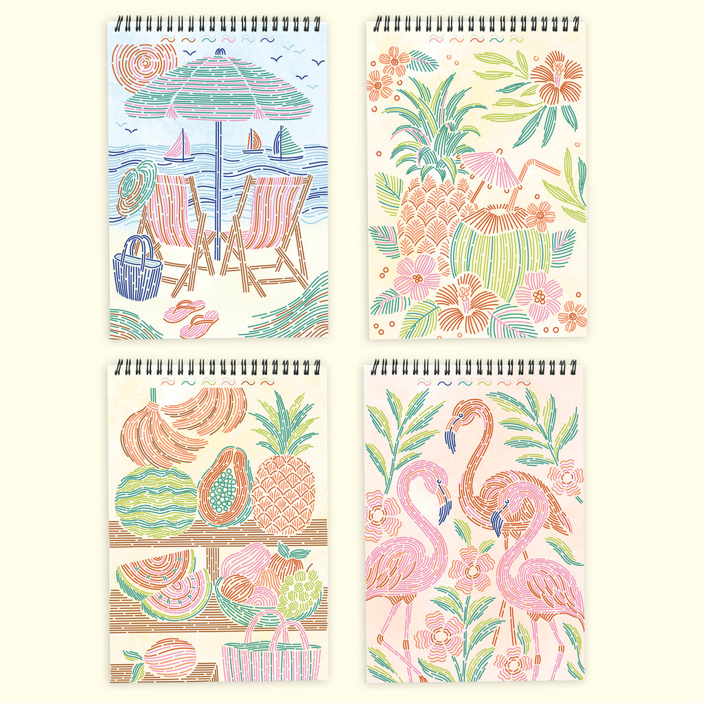 FlowArt®: Trace-By-Line, Tropical Paradise