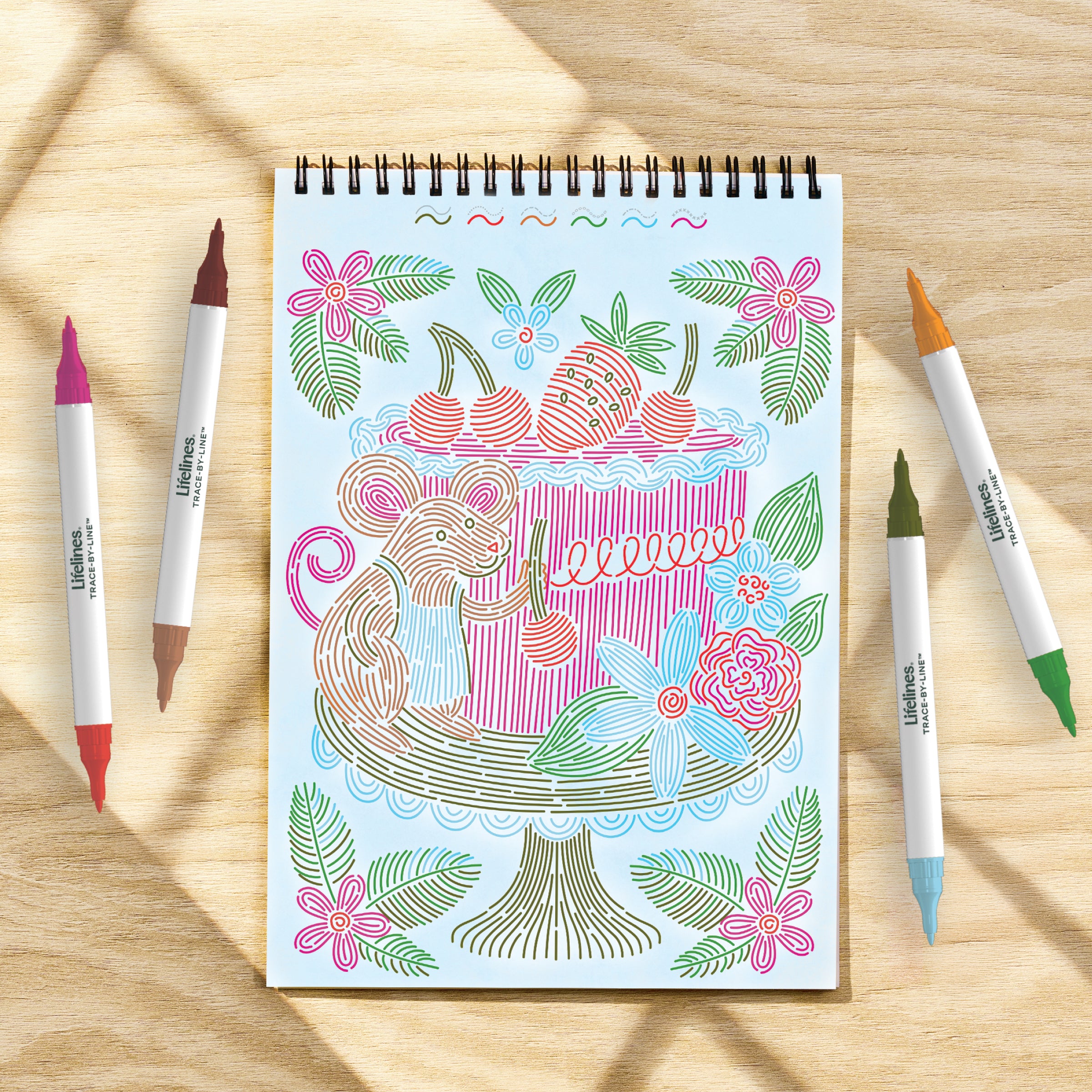 FlowArt® : Trace-By-Line, Woodland Whimsy