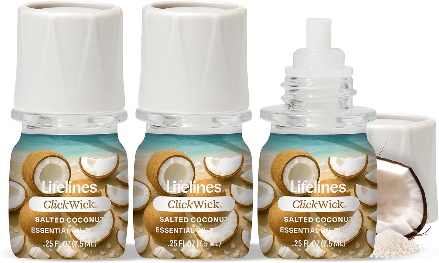 Clickwick: Salted Coconut (3-Pack)