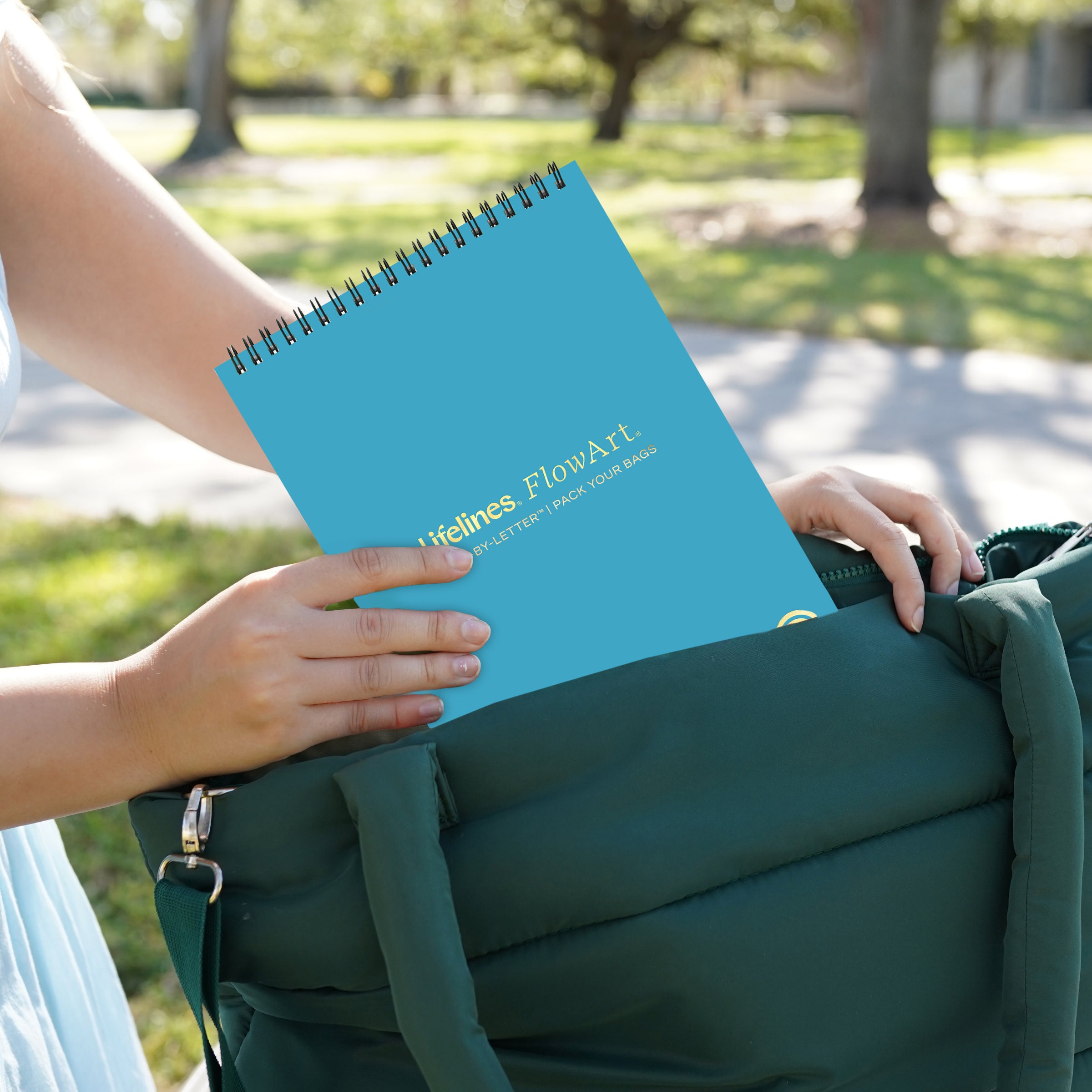 FlowArt®: Trace-By-Letter, Pack Your Bags