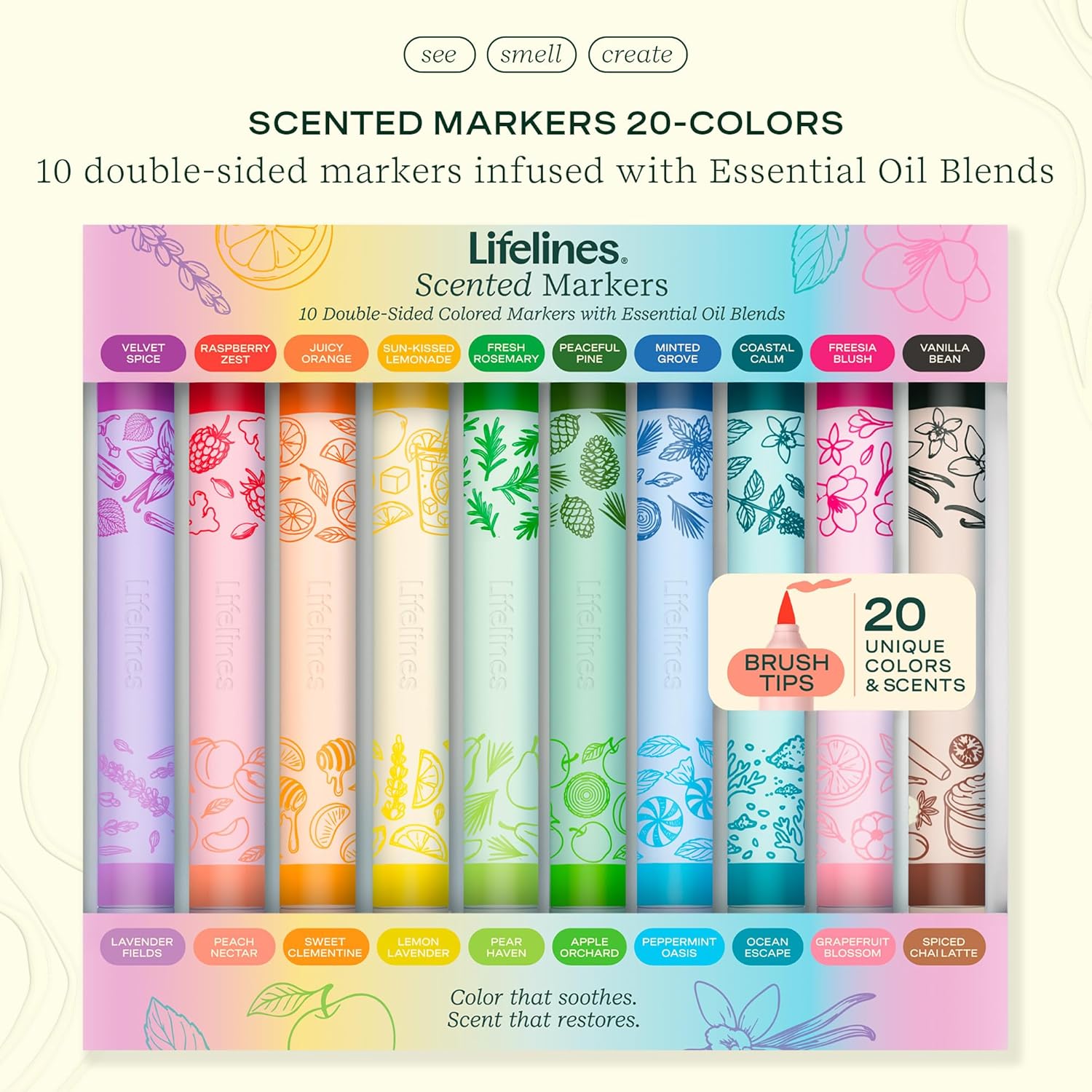 Scented Markers - 20 Colors