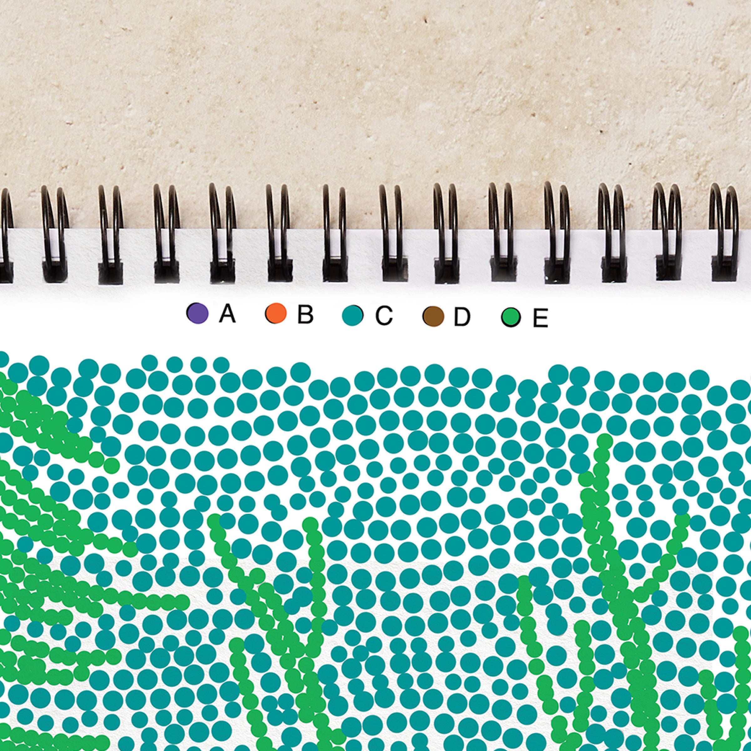 FlowArt® - Dot-By-Letter, Landscapes