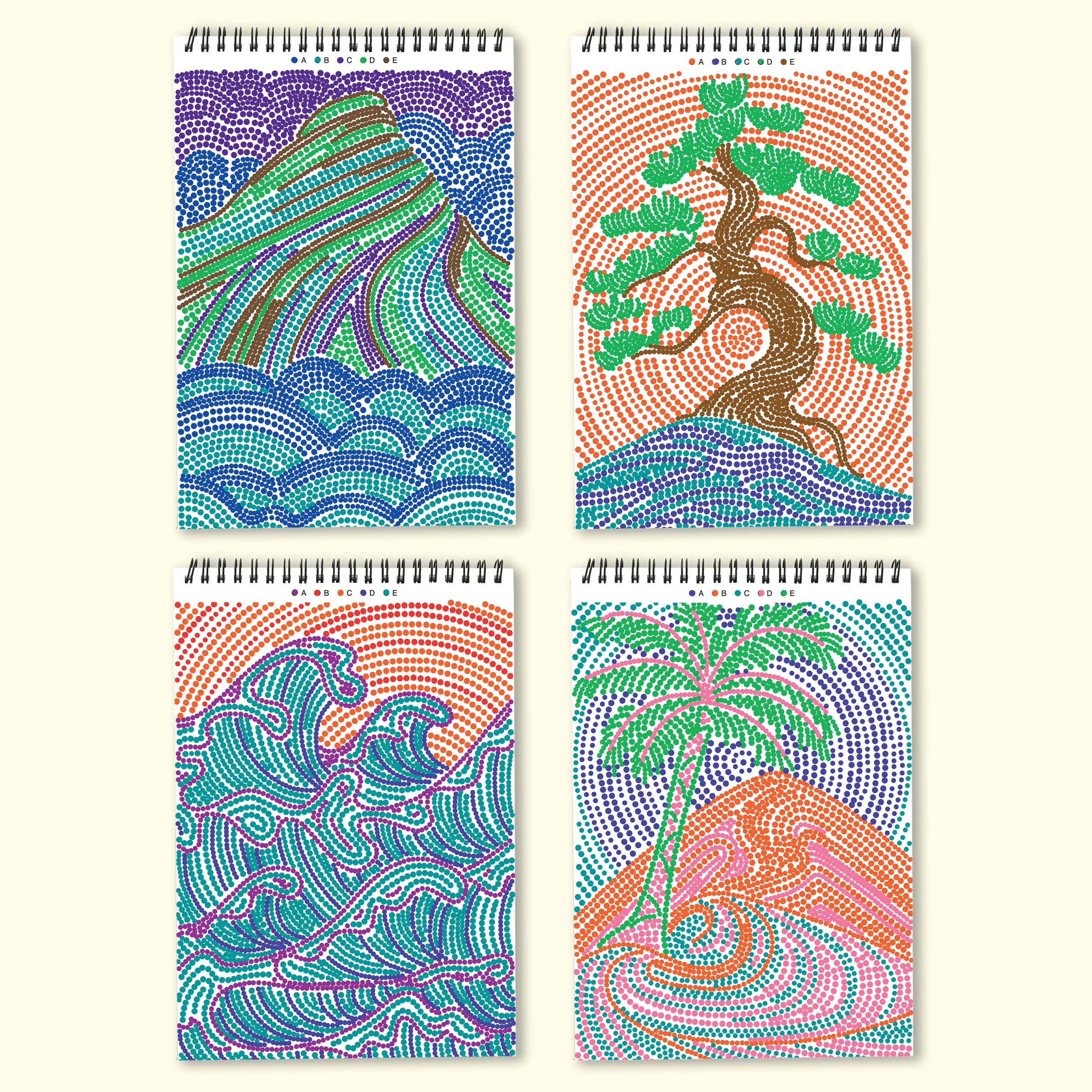 FlowArt® - Dot-By-Letter, Landscapes