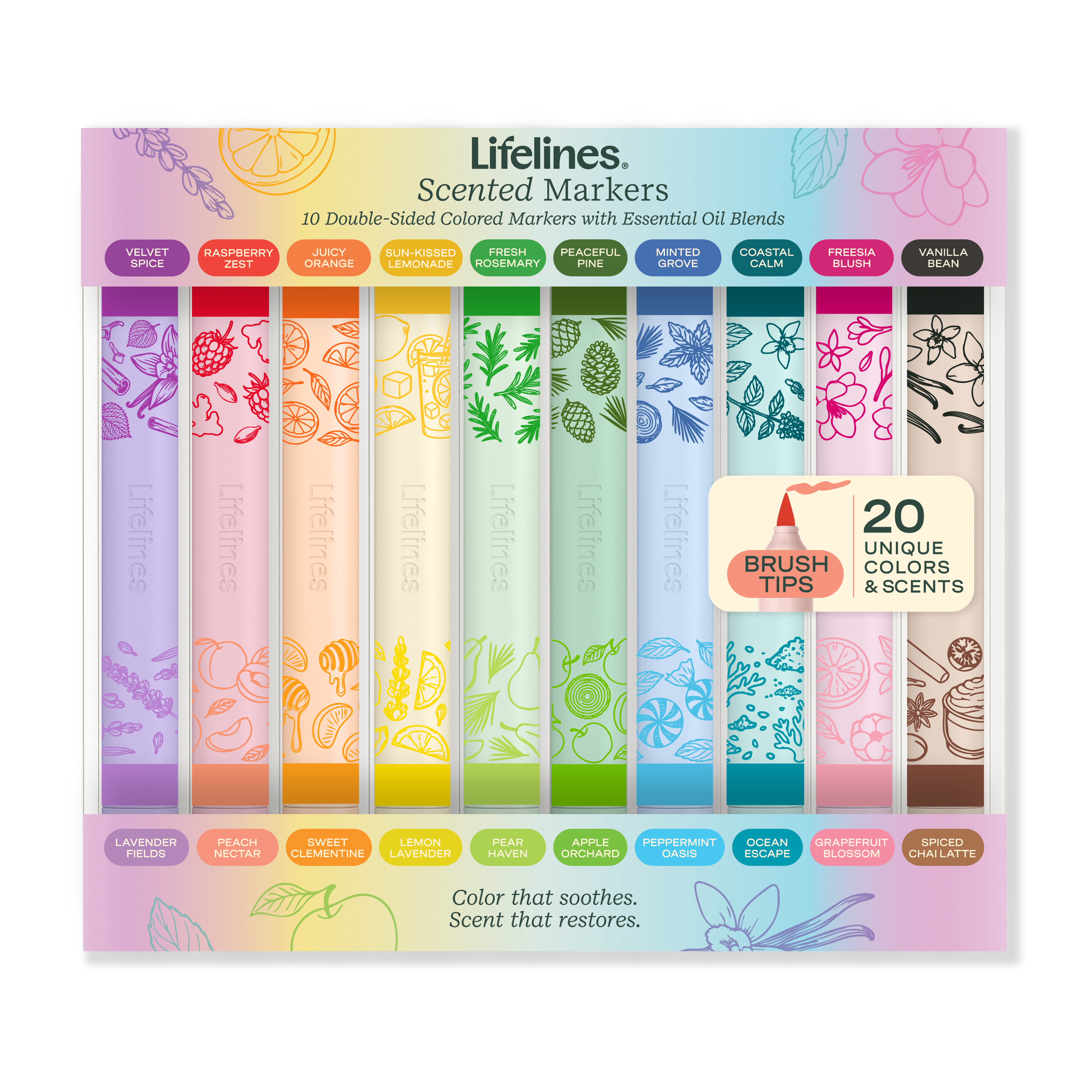 Scented Markers - 20 Colors